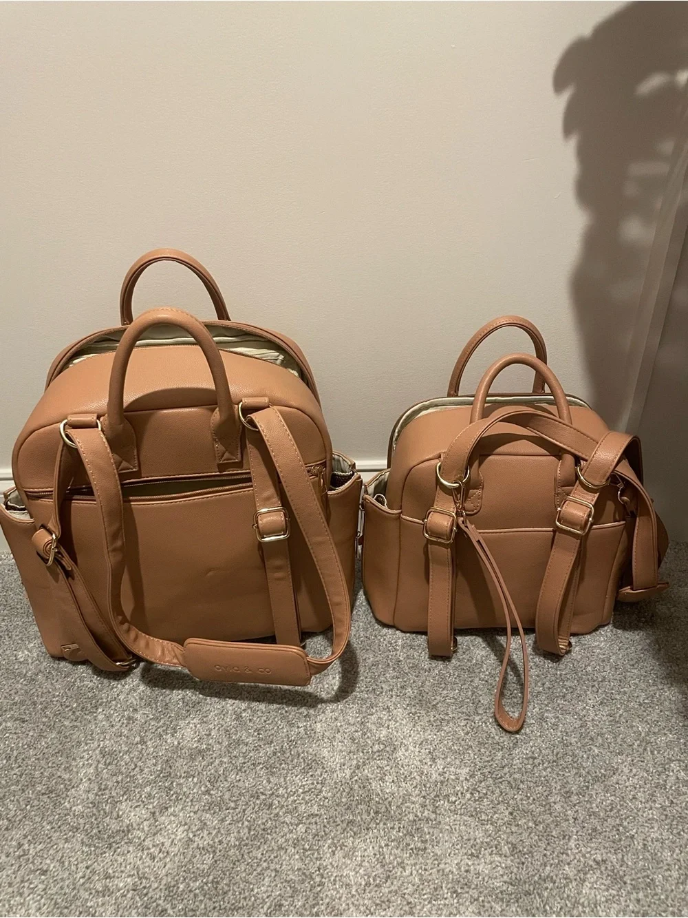 Ayla & co cafe Baby Diaper Bag Backpack - Chic Everyday Carry